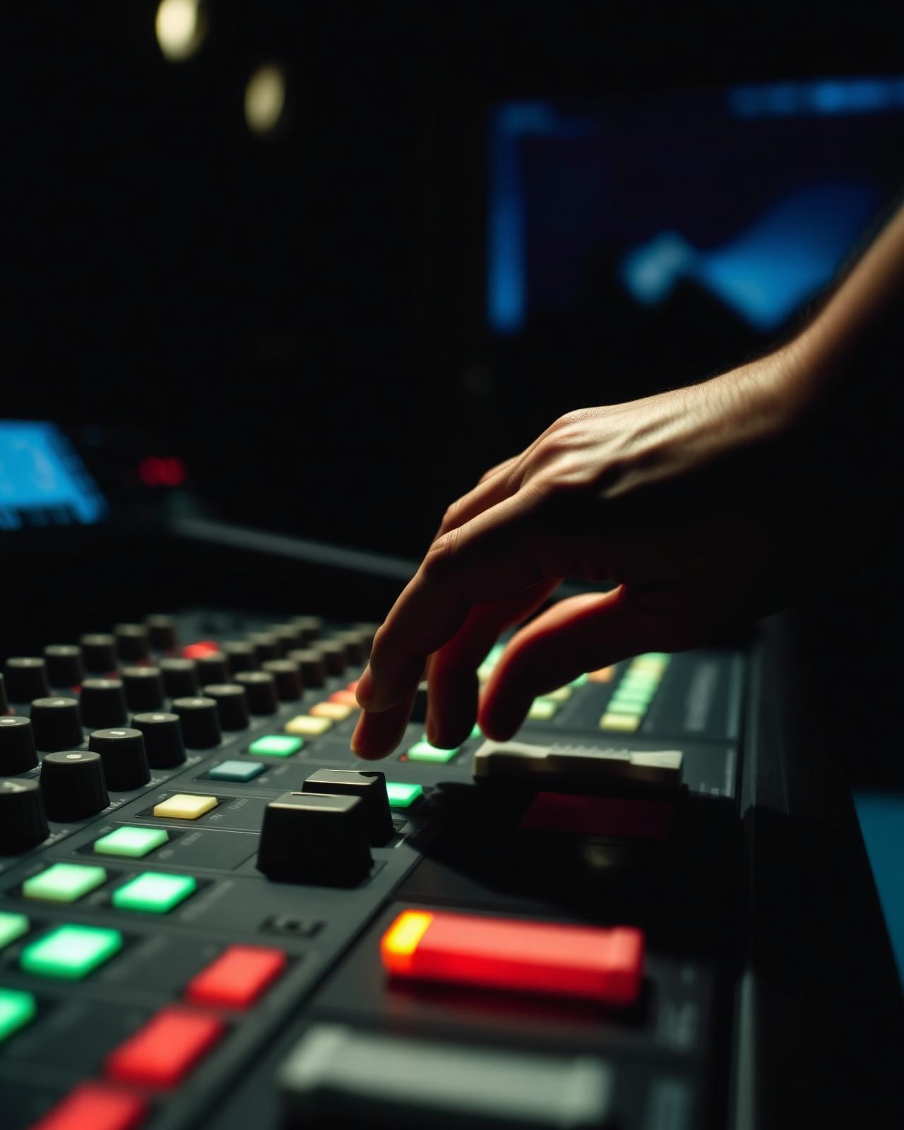 Mixing console